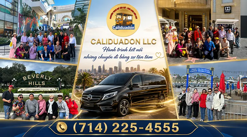 Khách hàng trải nghiệm dịch vụ đưa đón và Private Tour tại Caliduadon LLC